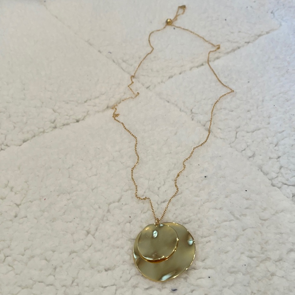 Gold plated adjustable necklace